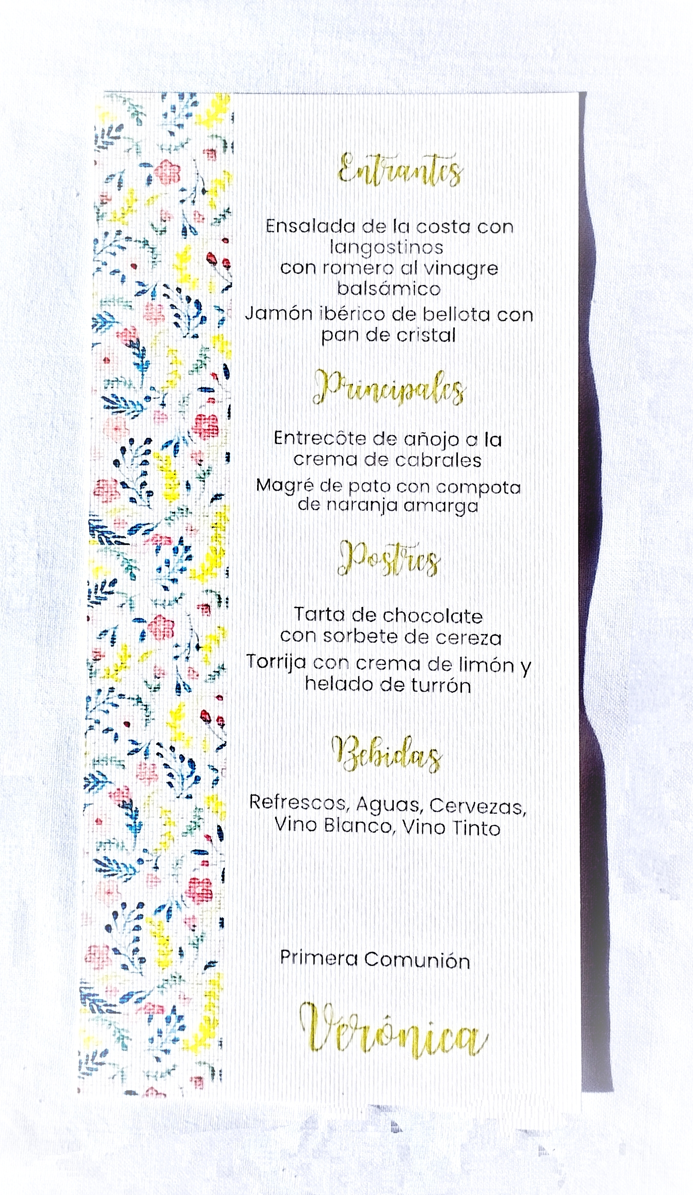 Menú